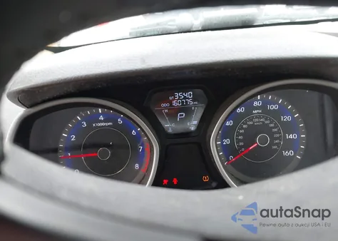 2013 Hyundai Elantra Limited from USA, damaged, VIN KMHDH4AE6DU487937